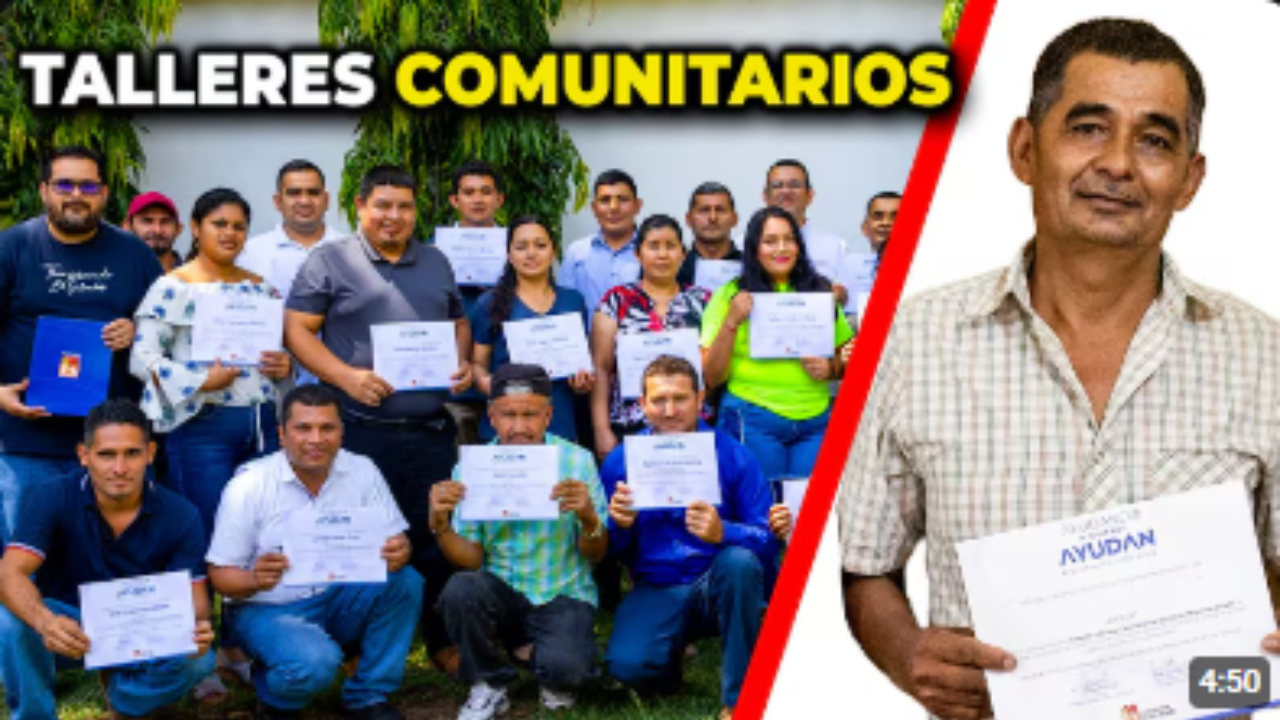 Talleres comunitarios en Morazán lo están cambiando todo